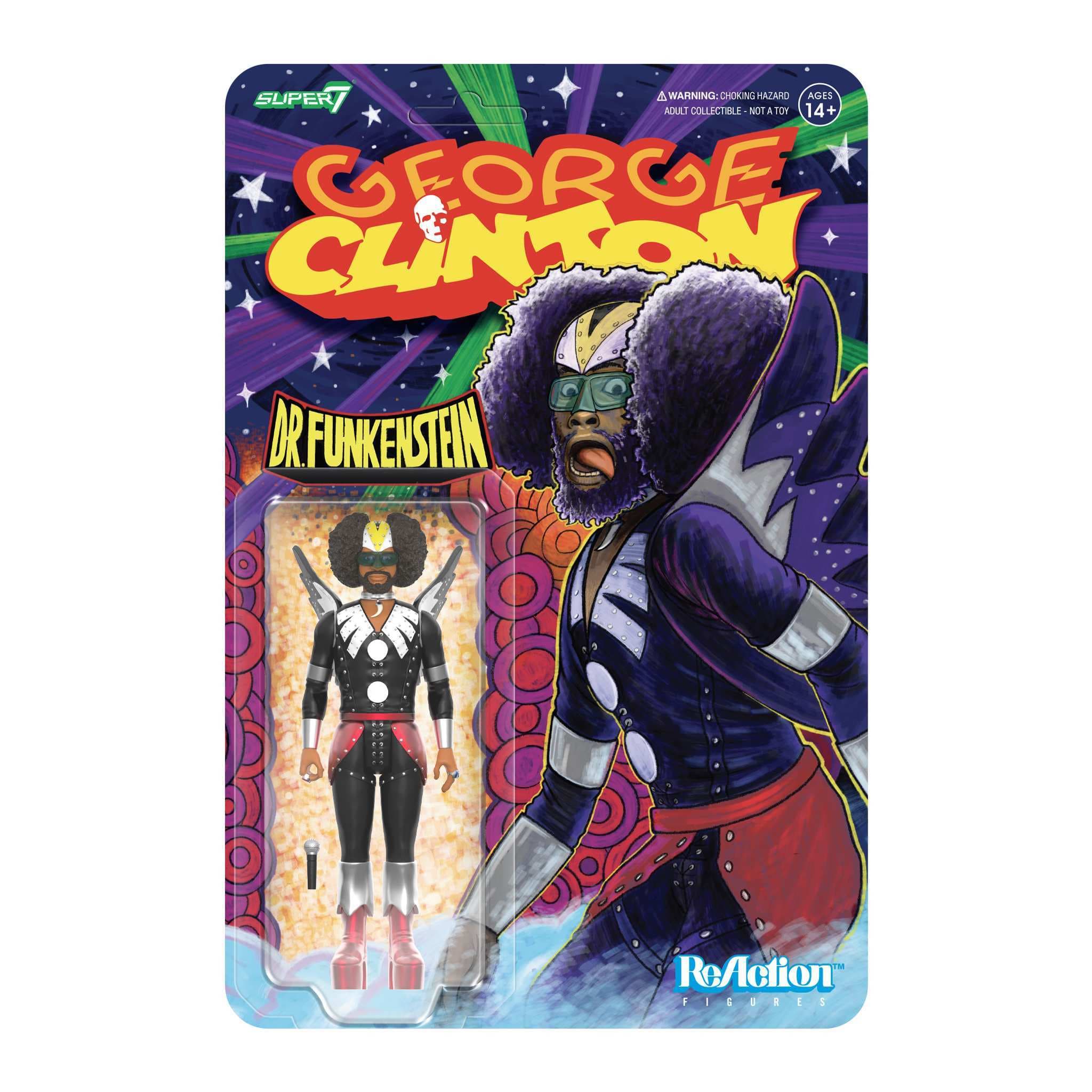 Gambar produk George Clinton ReAction Figures Wave 01 - George Clinton (Dr. Funkenstein)