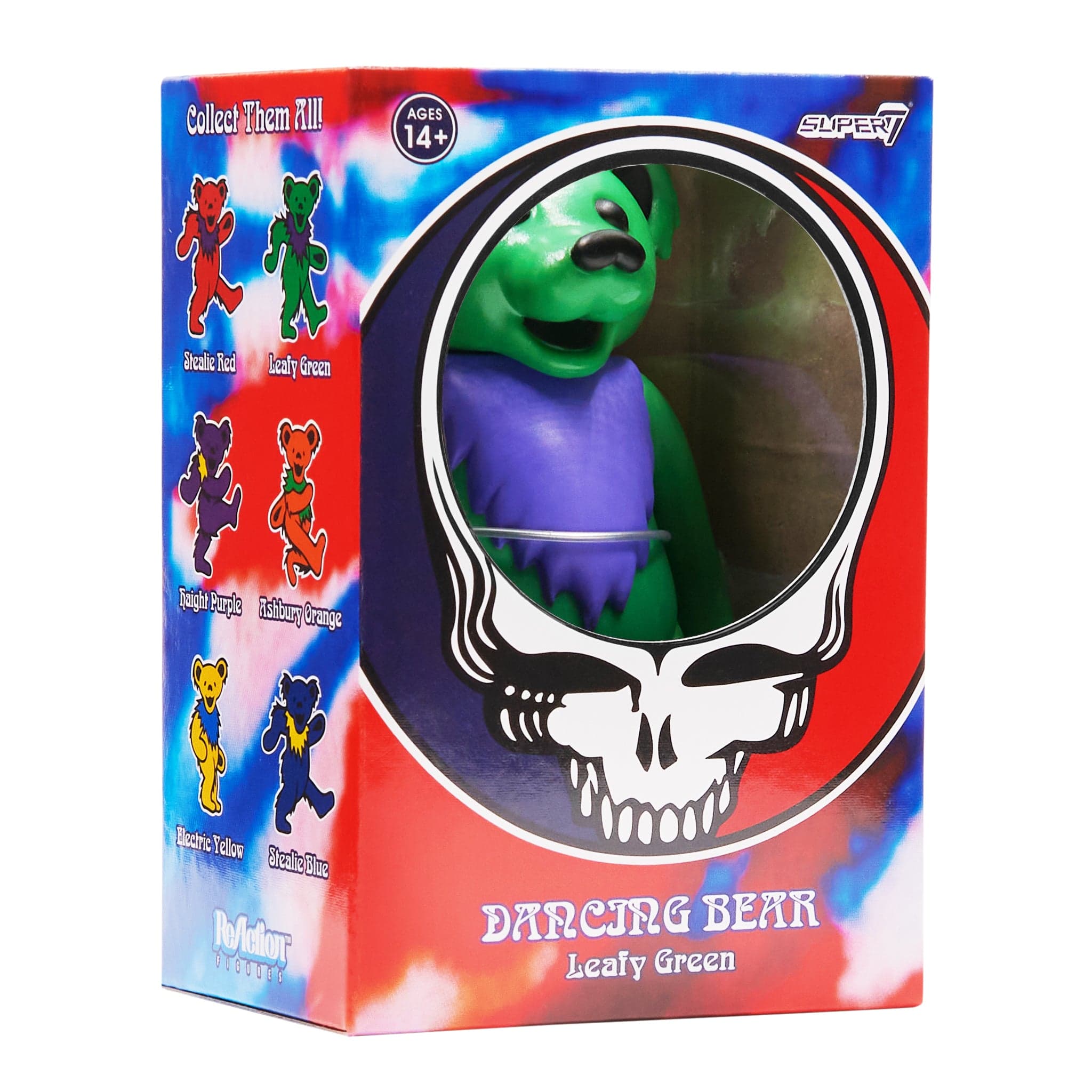 Gambar produk Grateful Dead Reaction Figure - Dancing Bear (Leafy Green)