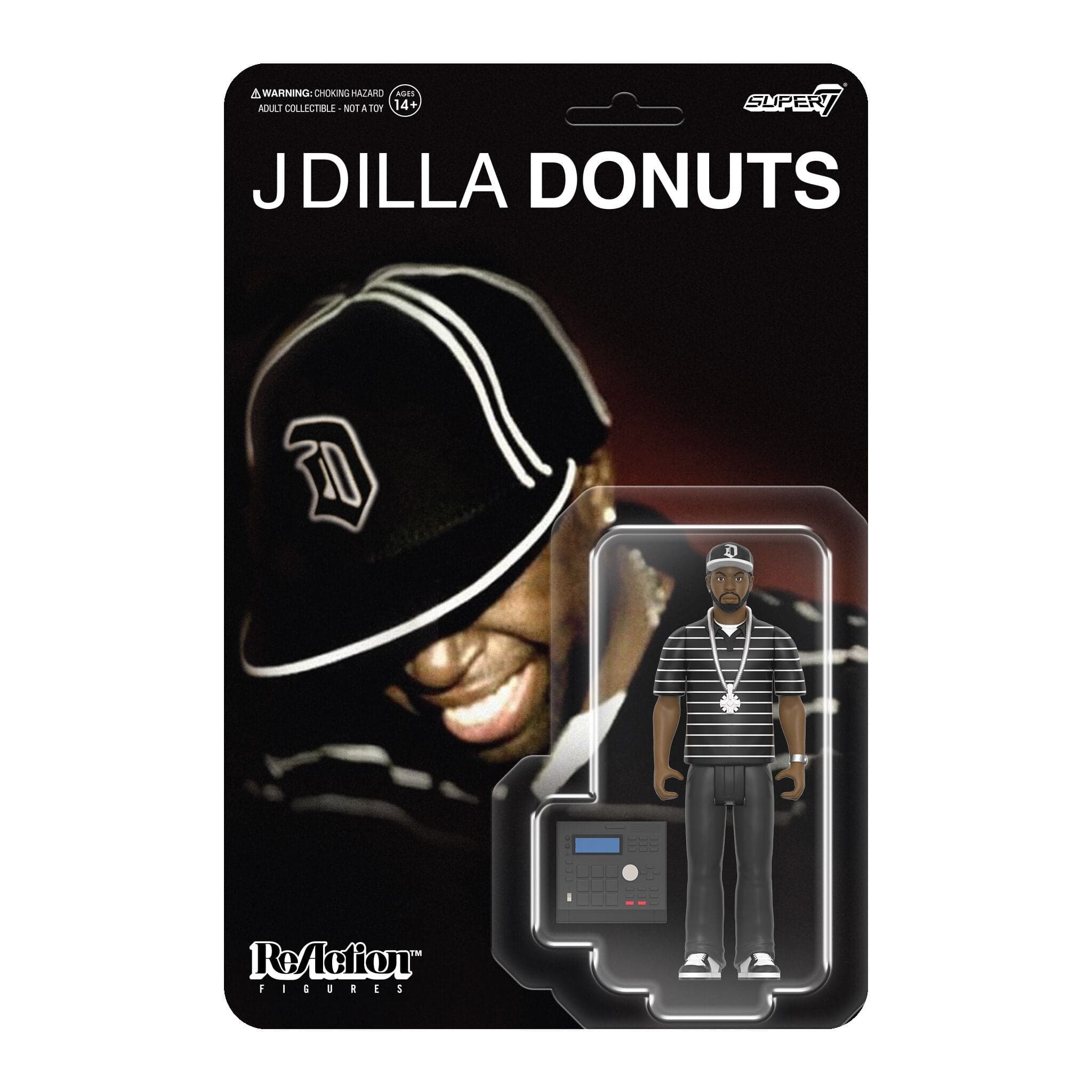 Gambar produk J Dilla ReAction Figures Wave 01 - J Dilla (Donuts - Smile Album Cover)