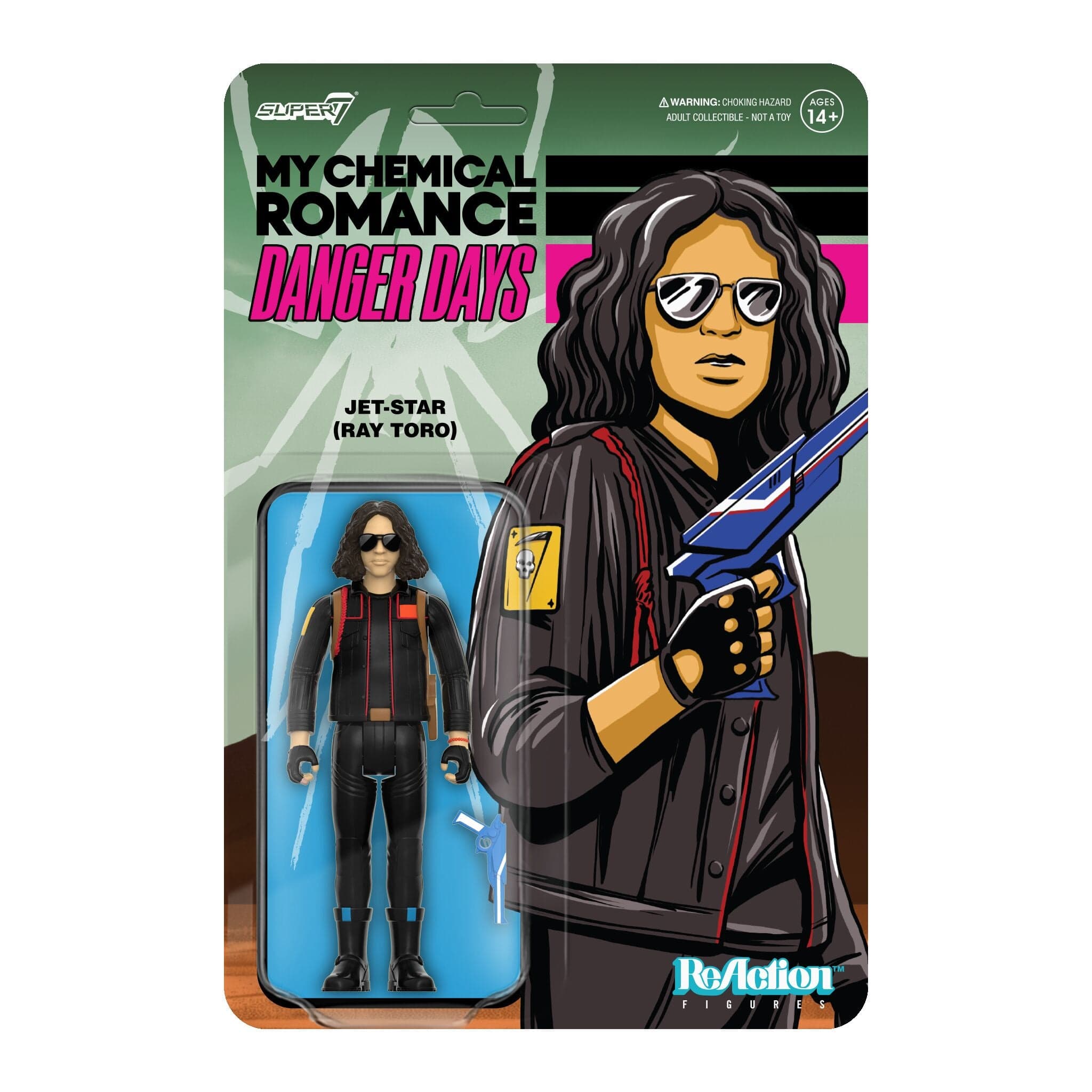 Gambar produk My Chemical Romance ReAction Figures Wave 01 (Danger Days) - Jet Star (Unmasked)