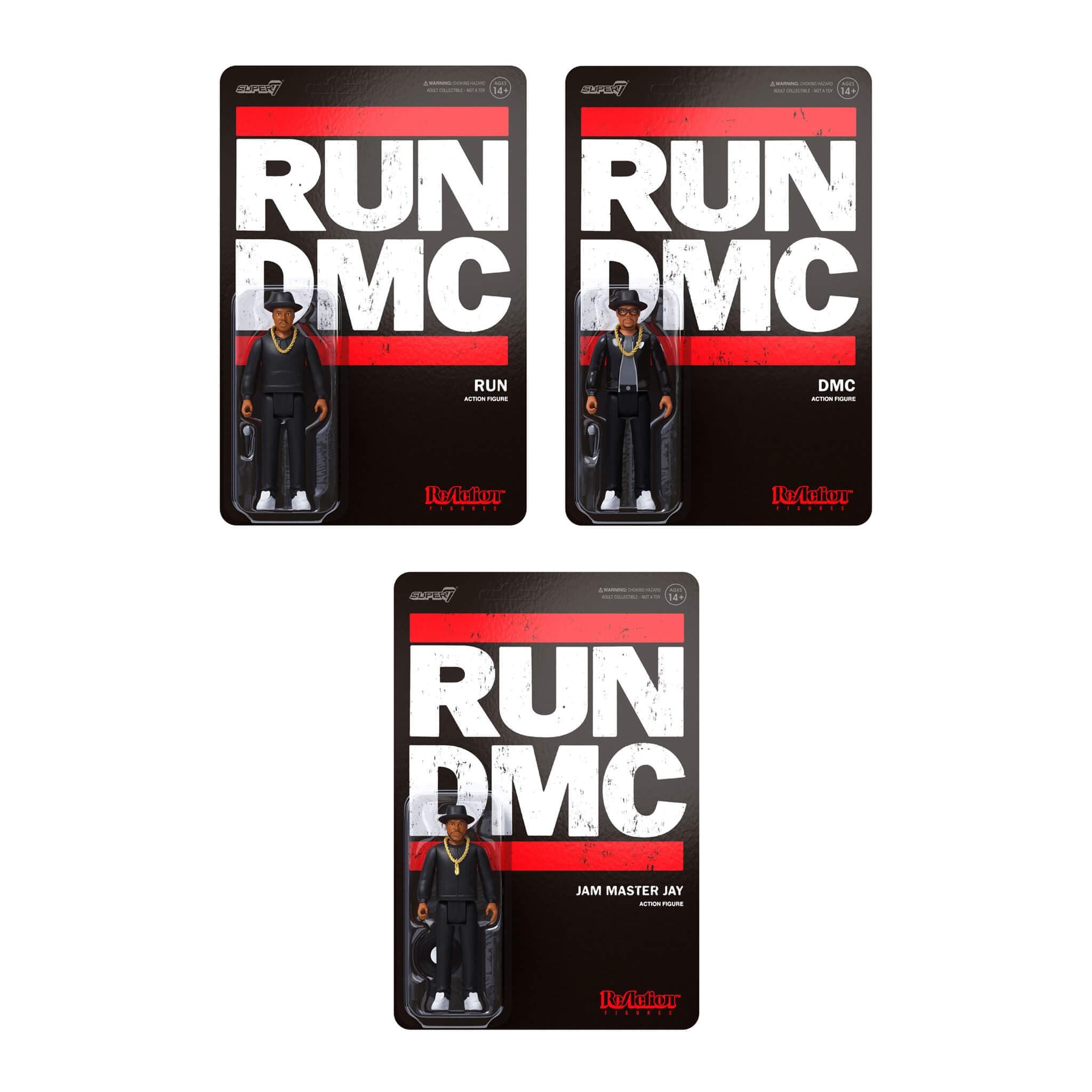 Gambar produk RUN DMC ReAction Figures - Set of 3 Figures