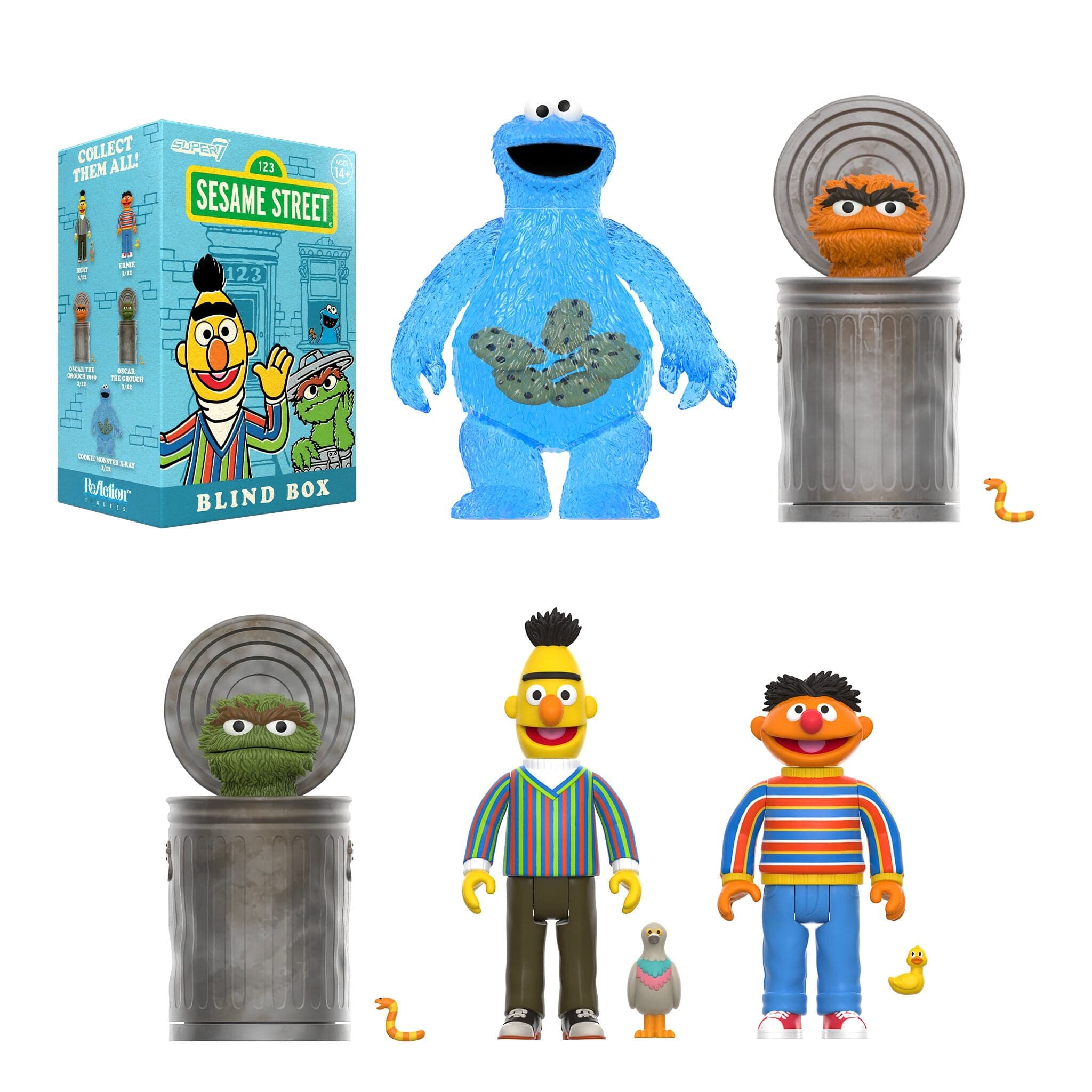 Gambar produk Sesame Street Blind Box Wave 01 - Individual Blind Box