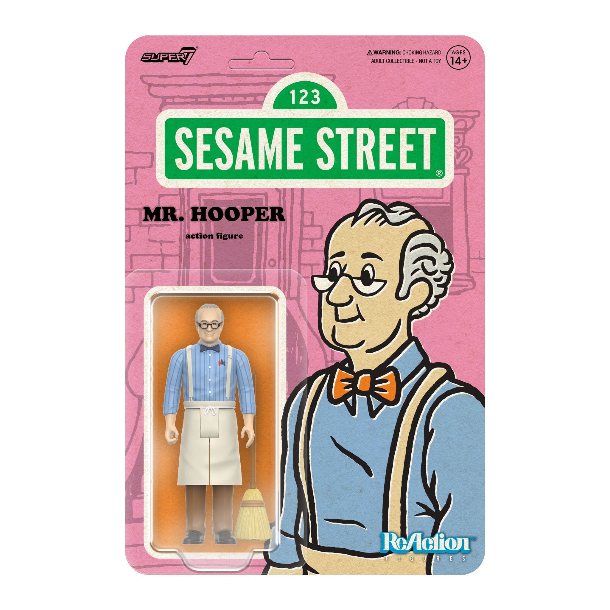 Gambar produk Sesame Street ReAction Figures Wave 03 - Mr. Hooper