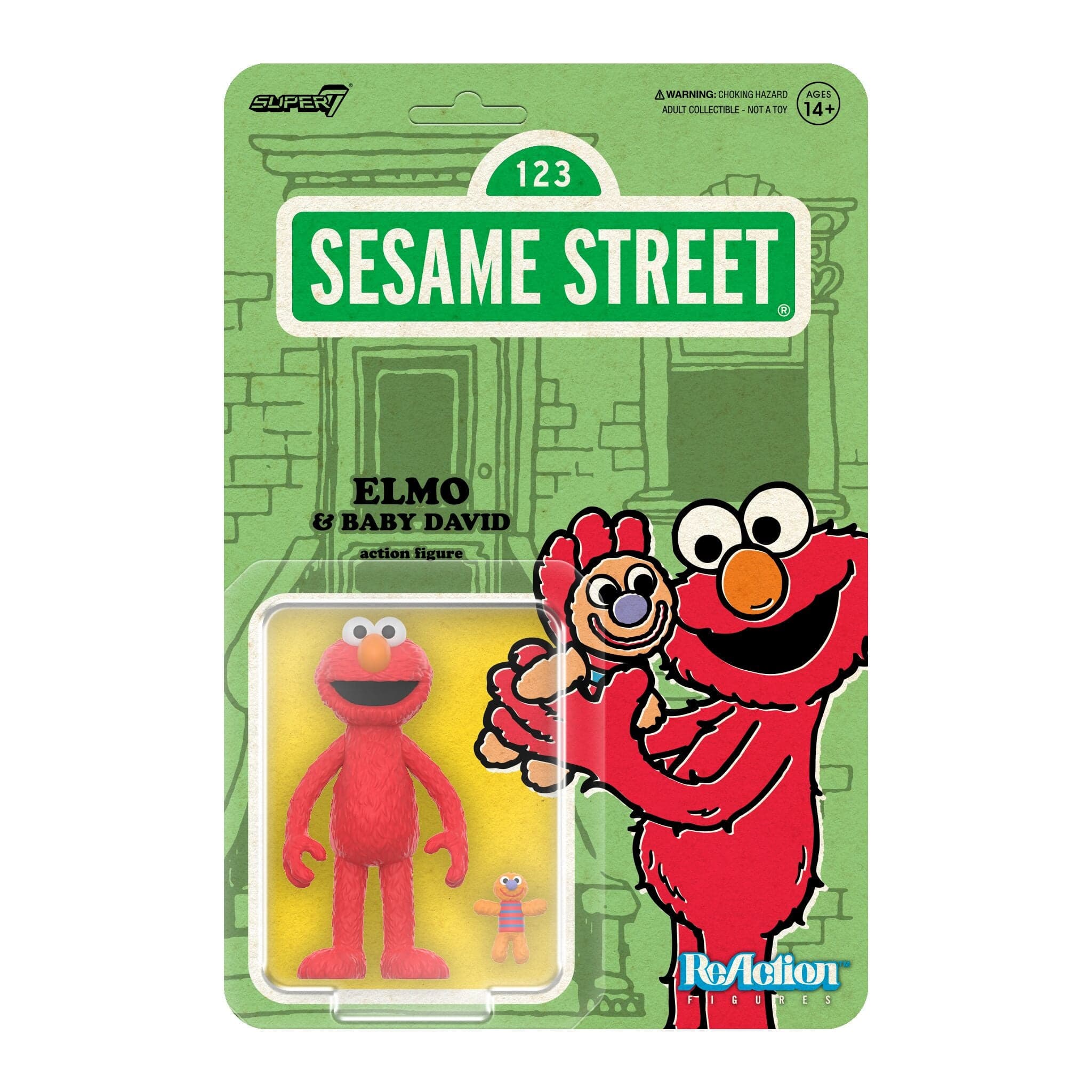 Gambar produk Sesame Street ReAction Figures Wave 04 - Elmo