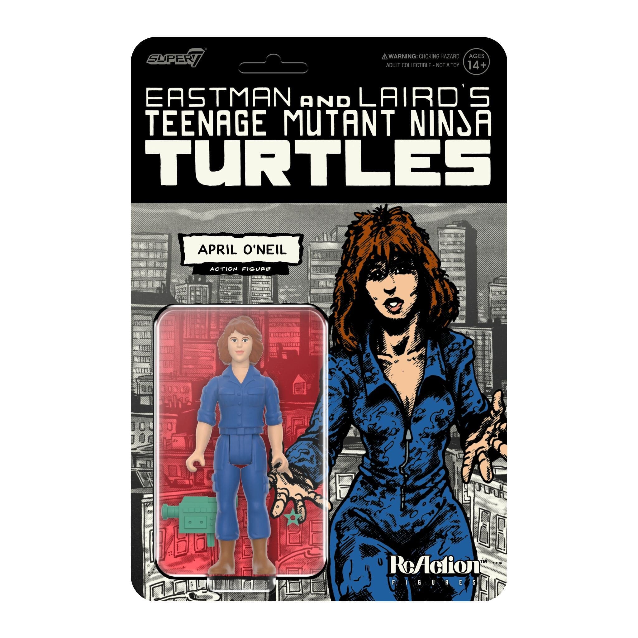 Gambar produk Teenage Mutant Ninja Turtles ReAction Figures Wave 11 - April O'Neil (Comic Color)