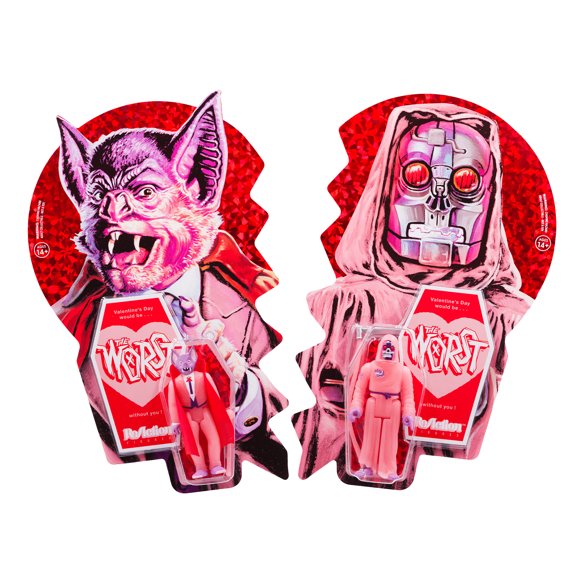 Gambar produk The Worst - Valentine's Day 2021 ReAction Figure 2-Pack - Batula and Robot Reaper