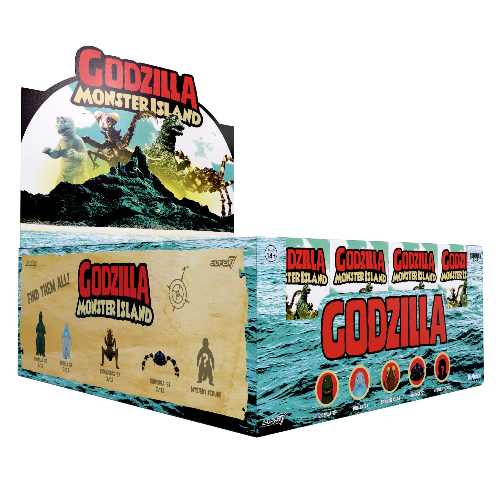 Gambar produk Toho Blind Box Wave 13 (Showa Monster Island) - Blind Box Flat