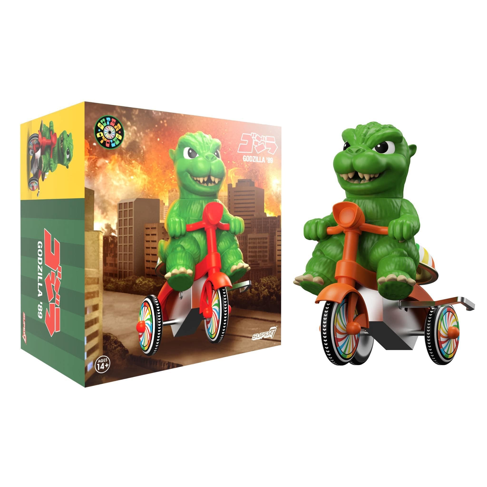Gambar produk Toho Super Cycles - Godzilla (Green w/ Red Trike)