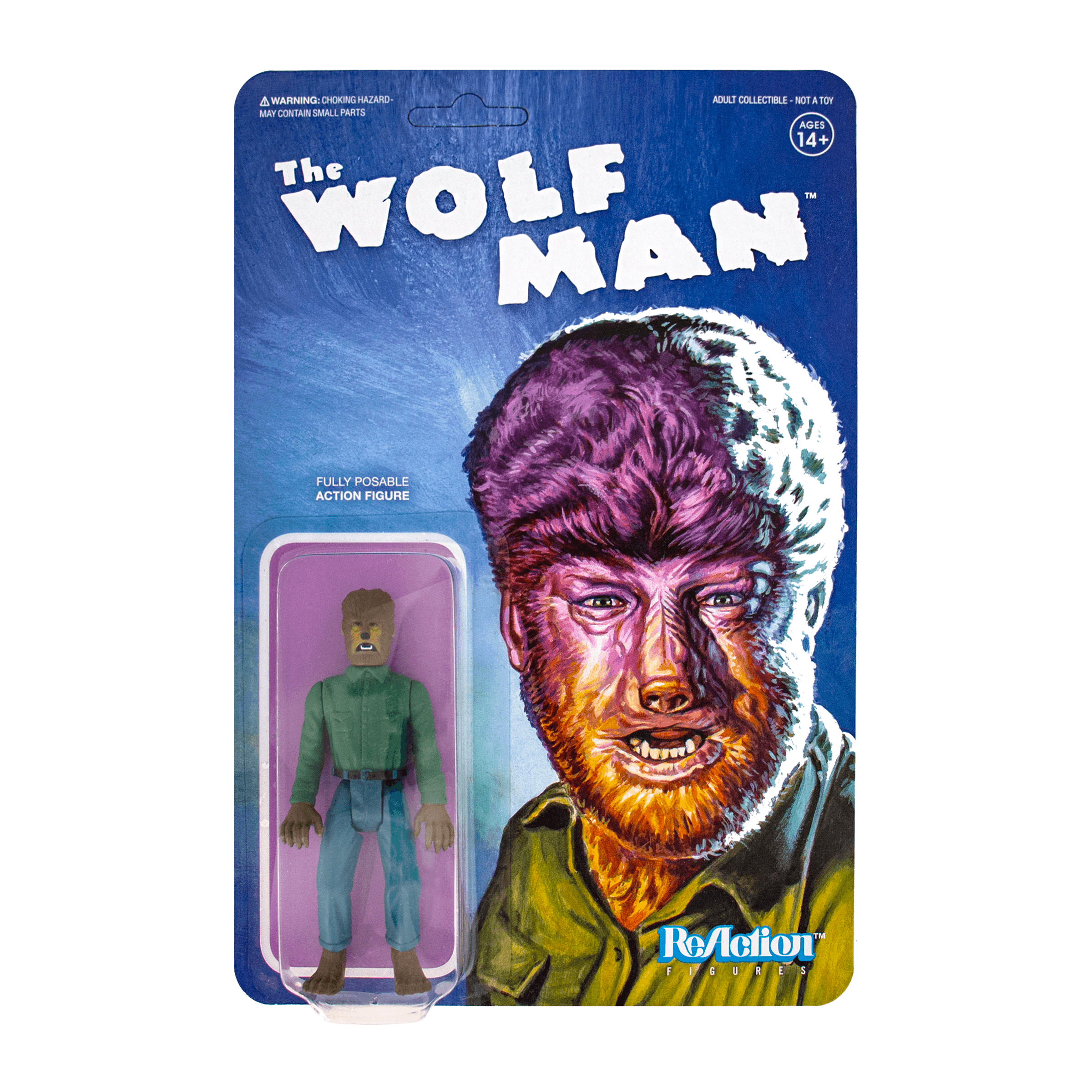 Gambar produk Universal Monsters ReAction Figure - The Wolf Man